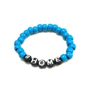 2/$12 Blue “Home” Bead Bracelet